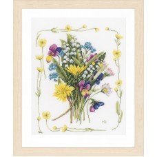 Набор для вышивания Bouquet of field flowers LANARTE  30 х 36 см LANARTE PN-0167125