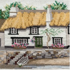 Набор для вышивания Cornish Cottage 15,5 x 15 см DERWENTWATER DESIGNS 14DD203