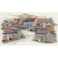 Набор для вышивания Derbyshire Village 40 x 23 см DERWENTWATER DESIGNS 14VE18