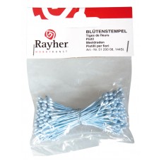 Набор декоративных элементов Тычинки двусторонние 8 см голубой RAYHER 5120008