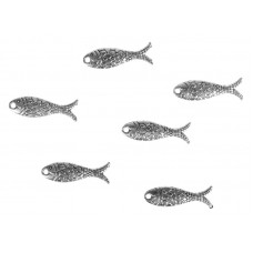 Набор декоративных элементов Рыбки 2,3 х 0,7 см серебристый* RAYHER 46028000