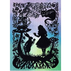 Набор для вышивания Alice in Wonderland (Алиса в Стране Чудес) 26 x 36 см Bothy Threads XFT4P