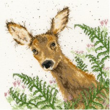 Набор для вышивания Doe A Deer (Олененок) 26 x 26 см Bothy Threads XHD32
