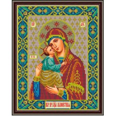 Набор для вышивания бисером Икона Божией Матери «Акафистная» 21 x 27 см GALLA COLLECTION И062