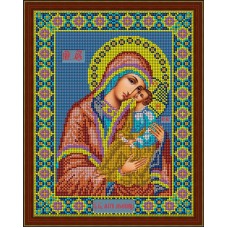 Набор для вышивания бисером Икона Божией Матери «Мати Молебница» 21 x 27 см GALLA COLLECTION И063