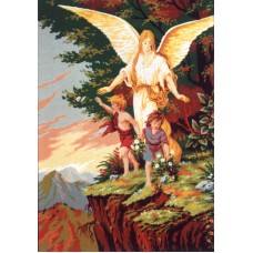 Канва жесткая с рисунком Ангел - Хранитель 60 x 80 см GOBELIN L. DIAMANT C.812