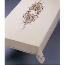 Набор для вышивания скатерти Тюльпаны 130 x 210 см OEHLENSCHLAGER 73-32341