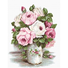 Набор для вышивания Смешанные розы 30 х 38,5 см LUCA-S BA2329
