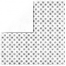 Бумага двухсторонняя для скрапбукинга Double dot 30,5 х 30,5 см* белый RAYHER 58883102