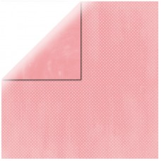 Бумага двухсторонняя для скрапбукинга Double dot 30,5 х 30,5 см* нежно-розовый RAYHER 58883262