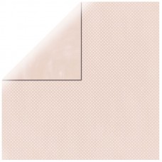 Бумага двухсторонняя для скрапбукинга Double dot 30,5 х 30,5 см* розовая ракушка RAYHER 58883271