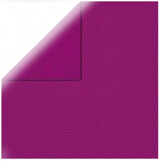 Бумага двухсторонняя для скрапбукинга Double dot 30,5 х 30,5 см* пурпурно-красный RAYHER 58883275