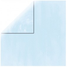 Бумага двухсторонняя для скрапбукинга Double dot 30,5 х 30,5 см* нежно-голубой RAYHER 58883358
