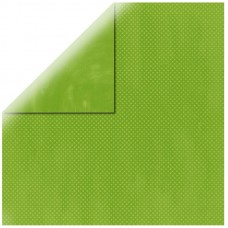 Бумага двухсторонняя для скрапбукинга Double dot 30,5 х 30,5 см* яблочный зеленый RAYHER 58883416