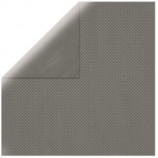 Бумага двухсторонняя для скрапбукинга Double dot 30,5 х 30,5 см* темно-серый* RAYHER 58883570