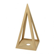 Подставка для свечи Пирамида из папье-маше 15 x 15 x 31,5 см EFCO 2630597