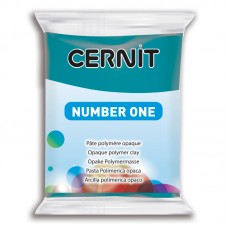 Полимерная глина Cernit N1, 56 г 65 х 50 х 12 мм ярко-голубой насыщенный (100% opacity) EFCO 7941230