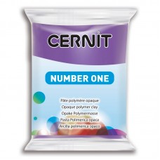 Полимерная глина Cernit N1, 56 г 65 х 50 х 12 мм фиолетовый с эффектом восковой полупрозрачности (50% opacity) EFCO 7941900