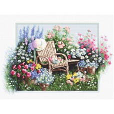 Набор для вышивания Цветущий сад 43 х 28 см LUCA-S B2344