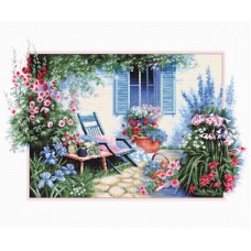 Набор для вышивания Цветочный сад 42 х 28 см LUCA-S B2342