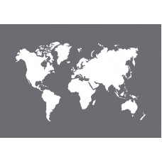 Трафарет World Map в наборе со шпателем-скребком 21,0 х 15,0 см (А5) RAYHER 45100000