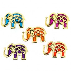 Пуговицы декоративные Bollywood Elephants