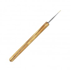 Крючок, вязальный с ручкой из оливкового дерева, N1,75, 15 см