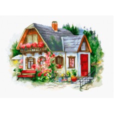 Набор для вышивания Красивый загородный домик 34 х 24 см LUCA-S BU4005