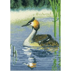 Набор для вышивания Водяная птица 15 х 21 см HERITAGE NAGR1499E