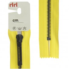 Молнии riri звено BI, слайдер STAB, неразъёмная карманная, 6 мм, 18 см, цвет 2304, желтый