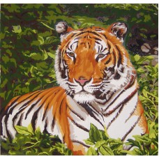 Канва жесткая с рисунком Тигр 50 х 50 см * GOBELIN L. DIAMANT 46.380