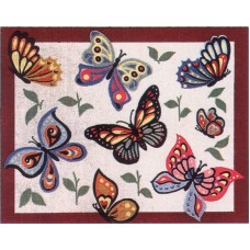 Канва жесткая с рисунком Бабочки 50 x 60 см GOBELIN L. DIAMANT 14.809
