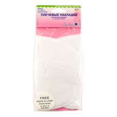 Плечевые накладки для втачных рукавов, с липучкой, белые 11 x 16 см* белый HEMLINE 902.M