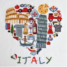 Набор для вышивания Италия 25 x 25 см* МАРЬЯ ИСКУСНИЦА 11.001.21