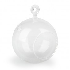 Стеклянный шар с отверстием прозрачный 7 х 10 см EFCO 2605939
