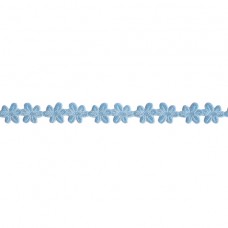 Декоративная лента Цветочная гирлянда 10 м голубой RAYHER 55900356