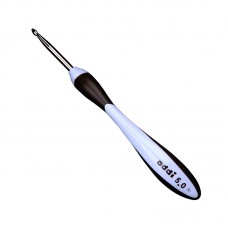 Крючок, вязальный с эргономичной пластиковой ручкой addiSwing Maxi, №5, 17 см