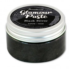 Паста для текстурирования Glamour Paste черное серебро 100 мл STAMPERIA K3P61D