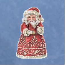 Набор для вышивания Санта с птенцом Jim Shore 7 х 12 см MILL HILL JS201913