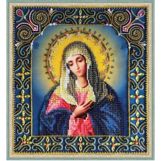 Набор для вышивания бисером Икона Божией Матери Умиление 24 x 26 см GALLA COLLECTION И070