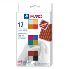 Набор полимерная глина FIMO Leather-Effect базовый комплект