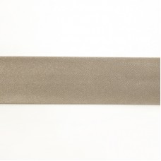 Косая бейка атласная 30 мм, 25 м, цвет 103, темно-серый