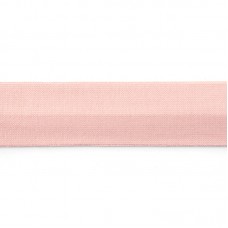 Косая бейка хлопок/полиэстер 20 мм, 20 м, цвет 145, розовый