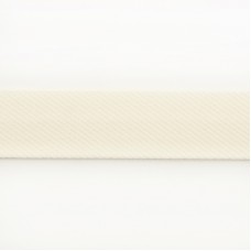 Косая бейка хлопок/полиэстер, 20 мм, 20 м, цвет 56, кремовый
