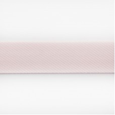 Косая бейка хлопок/полиэстер, 20 мм, 20 м, цвет 52, бледно-розовый