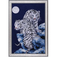 Набор для вышивания Лунный тигр 40,5 x 58,4 см DESIGN WORKS 2544