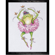 Набор для вышивания Танцующая лягушка 18 х 25,4 см DESIGN WORKS 2757