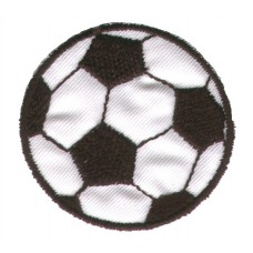 Термоаппликация HKM Футбольный мяч, 1 шт 5 см HKM 21548/1SB