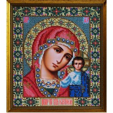 Набор для вышивания бисером Икона Божией Матери Казанская 22 x 26 см GALLA COLLECTION И071