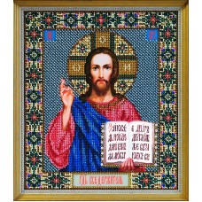 Набор для вышивания бисером Икона Господь Вседержитель 22 x 26 см GALLA COLLECTION И072